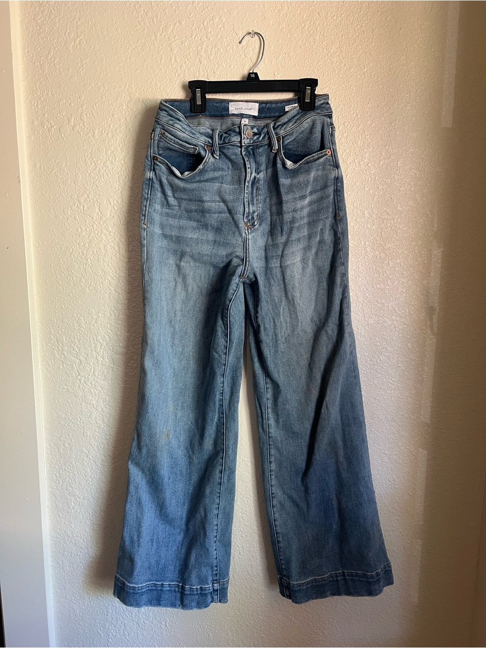 Dear John Light Blue Wide Leg Jeans